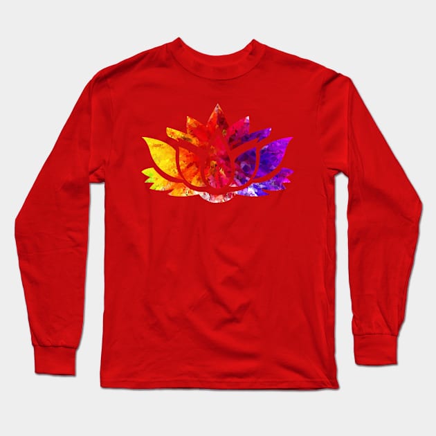 Lotus Flower !! Long Sleeve T-Shirt by smashing_cool